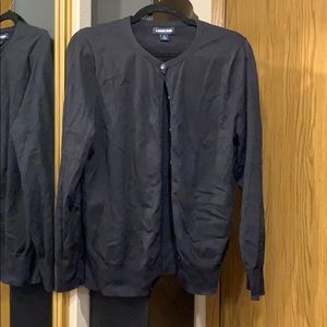 Lands’ End NWOT Black Cardigan